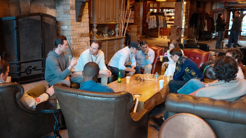 Entrepreneurs gathered at the Outcove Valley event in Park City, Utah